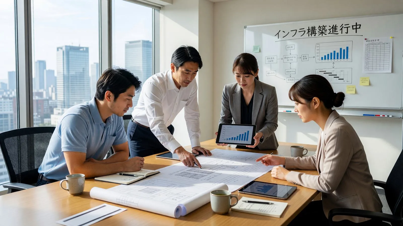 導入プロジェクトを進めるチームメンバー